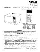 Preview for 1 page of Sanyo EM-S154 Service Manual