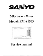 Sanyo EM-S1563 Service Manual preview