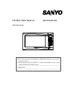 Preview for 1 page of Sanyo EM-S156AB Instruction Manual