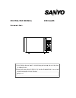 Предварительный просмотр 1 страницы Sanyo EM-S2220B Instruction Manual