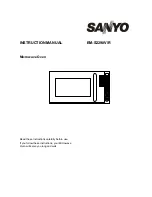 Preview for 1 page of Sanyo EM-S2298R Instruction Manual