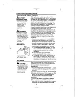 Preview for 6 page of Sanyo EM-S2585B Instruction Manual And Cooking Manual