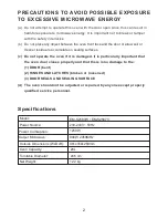 Предварительный просмотр 4 страницы Sanyo EM-S2587V Instruction Manual