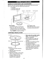 Предварительный просмотр 8 страницы Sanyo EM-S2588B Instruction Manual And Cooking Manual