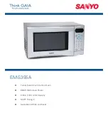 Sanyo EM-S355A Specification Sheet preview