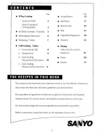 Preview for 2 page of Sanyo EM-S5002W Cooking Manual