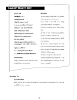 Preview for 29 page of Sanyo EM-S5002W Cooking Manual