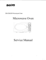 Preview for 1 page of Sanyo EM-S5002W Service Manual