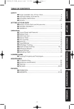 Preview for 3 page of Sanyo EM-S5120B Instruction Manual And Cooking Manual