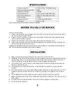 Предварительный просмотр 3 страницы Sanyo EM-S5597B Instruction Manual