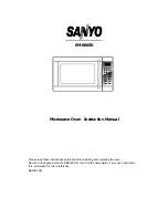 Предварительный просмотр 1 страницы Sanyo EM-S665S Instruction Manual