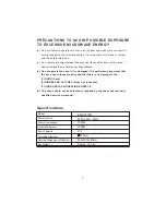 Preview for 3 page of Sanyo EM-S7579W Instruction Manual