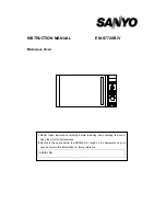 Sanyo EM-S7720B Instruction Manual preview