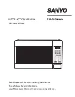 Preview for 1 page of Sanyo EM-S8586V Instruction Manual