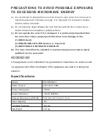 Предварительный просмотр 3 страницы Sanyo EM-S8586V Instruction Manual