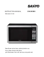 Preview for 1 page of Sanyo EM-S8588V Instruction Manual