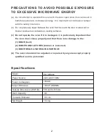 Предварительный просмотр 3 страницы Sanyo EM-S8588V Instruction Manual