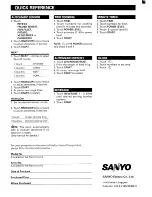 Preview for 24 page of Sanyo EM-S889 Instruction Manual