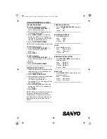 Предварительный просмотр 45 страницы Sanyo EM-S9000 Instruction Manual And Cooking Manual