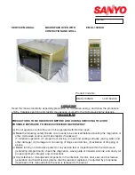 Предварительный просмотр 1 страницы Sanyo EM-SL100NUK Service Manual