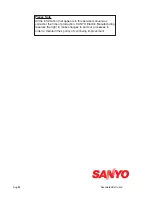 Предварительный просмотр 27 страницы Sanyo EM-SL100NUK Service Manual