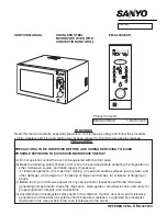 Sanyo EM-SL30NEUK Service Manual предпросмотр