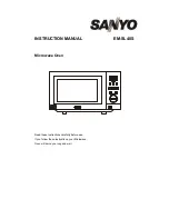 Предварительный просмотр 1 страницы Sanyo EM-SL40S Instruction Manual