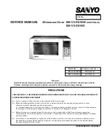 Sanyo EM-V3410WS Service Manual предпросмотр