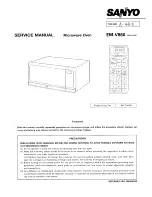 Предварительный просмотр 1 страницы Sanyo EM-V860 Service Manual