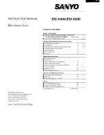 Sanyo EM-X400 Instruction Manual preview