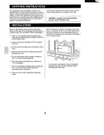 Preview for 4 page of Sanyo EM-X410 Instruction Manual