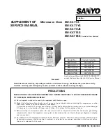 Sanyo EM-X471BS Service Manual Supplement preview