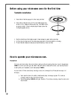 Предварительный просмотр 12 страницы Sanyo EM-X475S Instruction Manual