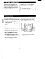 Preview for 4 page of Sanyo EM-X490 Instruction Manual