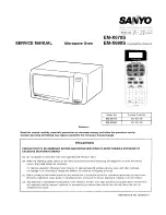 Предварительный просмотр 1 страницы Sanyo EM-X670S Service Manual