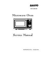 Sanyo EM-Z2000S Service Manual предпросмотр