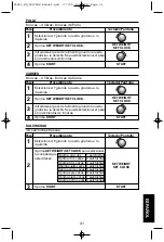 Предварительный просмотр 31 страницы Sanyo EM-Z2100GS - 8 Cubic Foot Microwave Instruction Manual & Cooking Manual