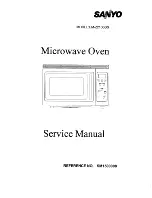 Предварительный просмотр 1 страницы Sanyo EM-Z2100GS - 8 Cubic Foot Microwave Service Manual