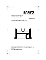 Предварительный просмотр 1 страницы Sanyo EM-Z9011N Instruction Manual And Cooking Manual