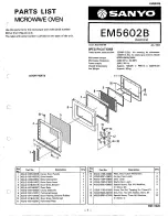 Предварительный просмотр 17 страницы Sanyo EM5602B Service Manual