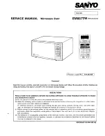 Sanyo EM607TW Service Manual предпросмотр