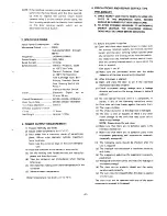 Preview for 3 page of Sanyo EM607TW Service Manual