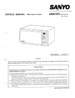 Preview for 1 page of Sanyo EM810FS Service Manual