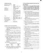 Предварительный просмотр 3 страницы Sanyo EM870FS Service Manual