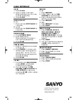 Предварительный просмотр 36 страницы Sanyo EMS5595S - Microwave 0.9 Cubic Feet Instruction Manual & Cooking Manual