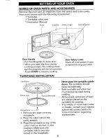 Предварительный просмотр 8 страницы Sanyo EMS6588S - USA Countertop Microwave Oven 1.0 cu.ft. Capacity 1 Instruction Manual And Cooking Manual