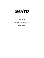 Sanyo ESR-T100 User Manual preview