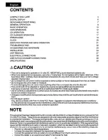 Предварительный просмотр 4 страницы Sanyo EXCD-1000 Operating Instructions Manual