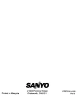 Предварительный просмотр 33 страницы Sanyo EXCD-1000 Operating Instructions Manual