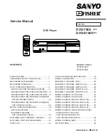 Preview for 1 page of Sanyo FISHER DVD-1500 AU Service Manual